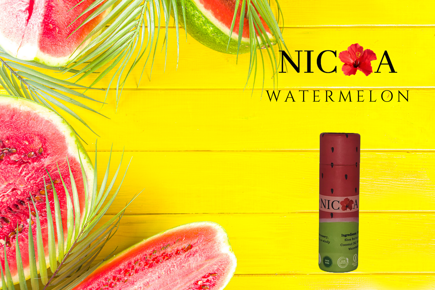 Sandía Bálsamo Labial Natural